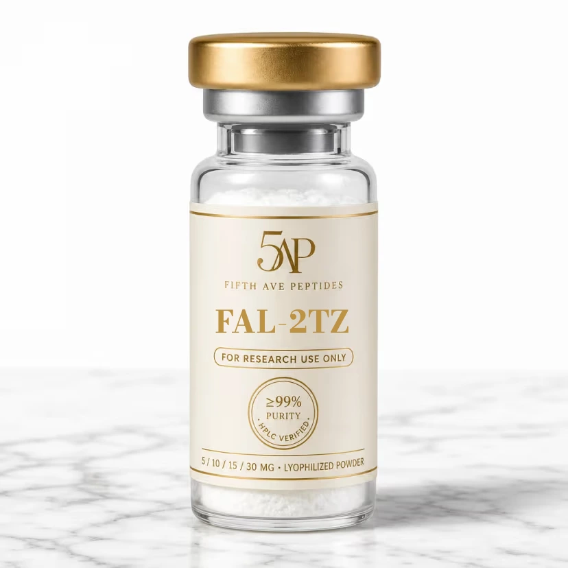 FAL-2TZ research peptide vial, Fifth Ave Labs