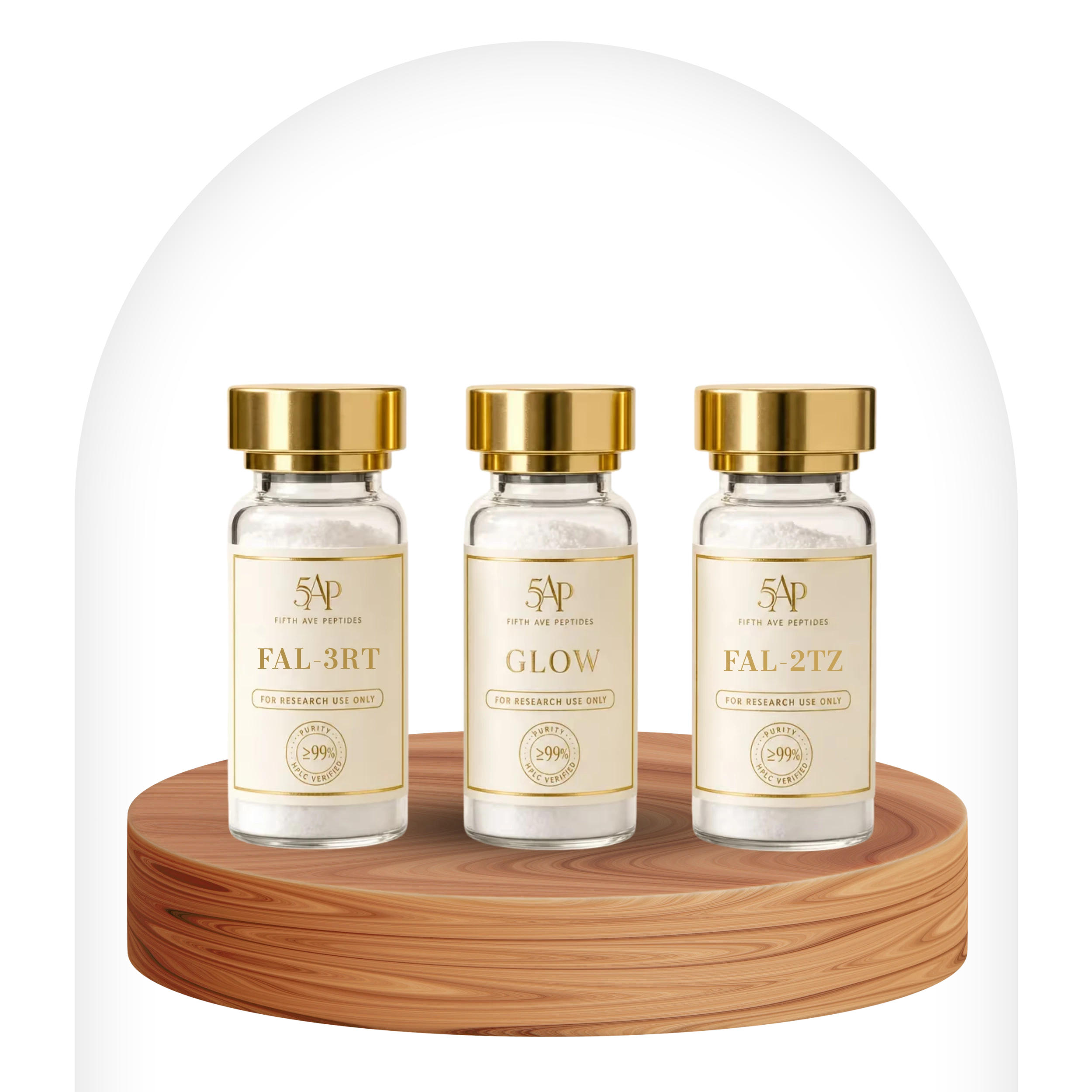 Fifth Ave Labs research peptide vials
